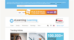 Desktop Screenshot of elearninglearning.com